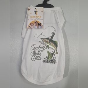Dog Shirt "Cowboy Style Catch" Tara Impex - Size M